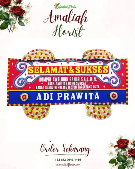 Papan Bunga Ucapan Selamat Petekeyan