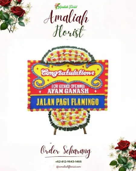 Sewa Papan Bunga Petekeyan